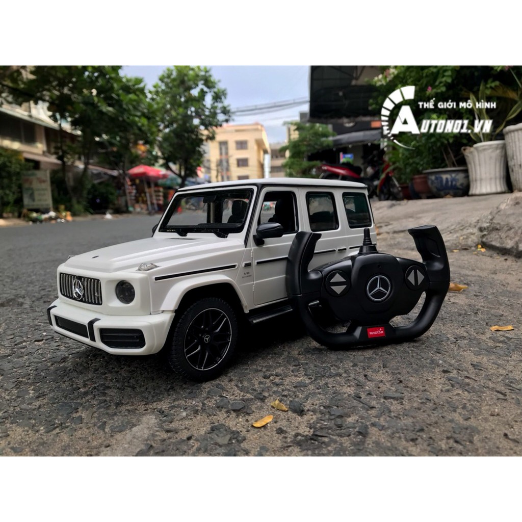 MÔ HÌNH XE ĐIỀU KHIỂN Ô TÔ MERCEDES G63 AMG WHITE 1:14 RASTAR 7102