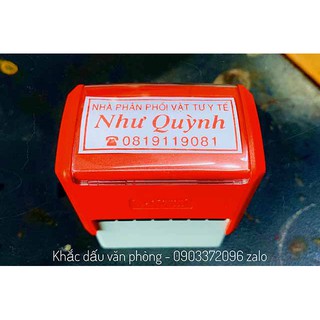 Dấu shop 3 dòng