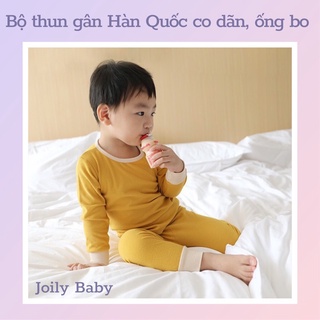 Bộ thun gân Hàn Quốc chất gân, bo ống, co dãn cực tốt
