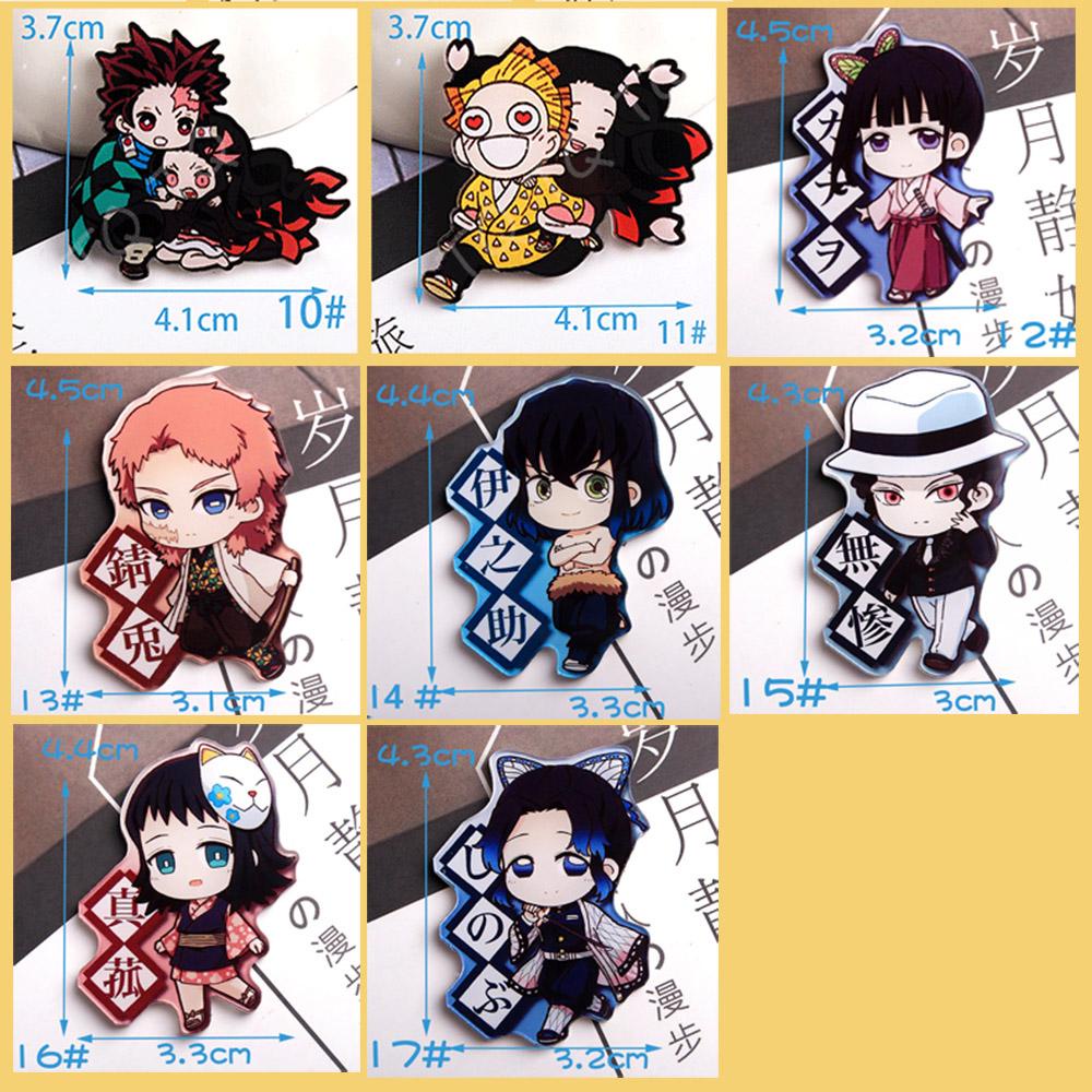 Ghim Cài Áo Họa Tiết Hoạt Hình Kimetsu No Yaiba 15H Dành Cho Nữ