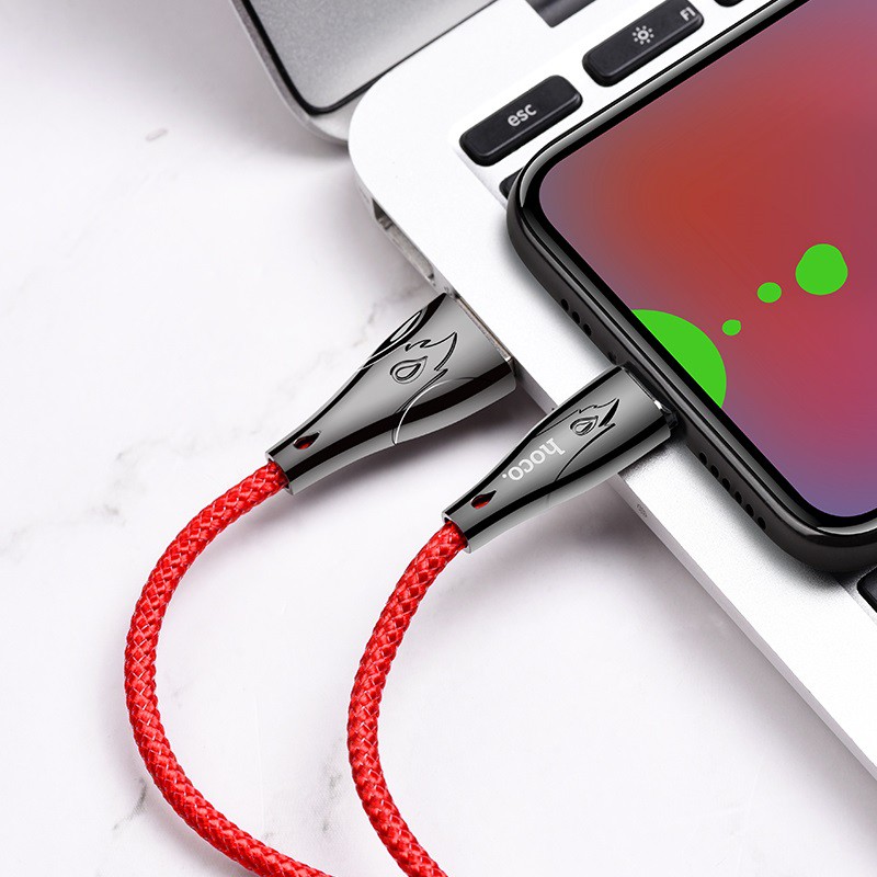 Cáp Sạc Nhanh MICRO USB Hoco U75 Đầu Nam Châm Hít Dài 1.2M Cho Android - BH 1 Năm - Hưng Long PC