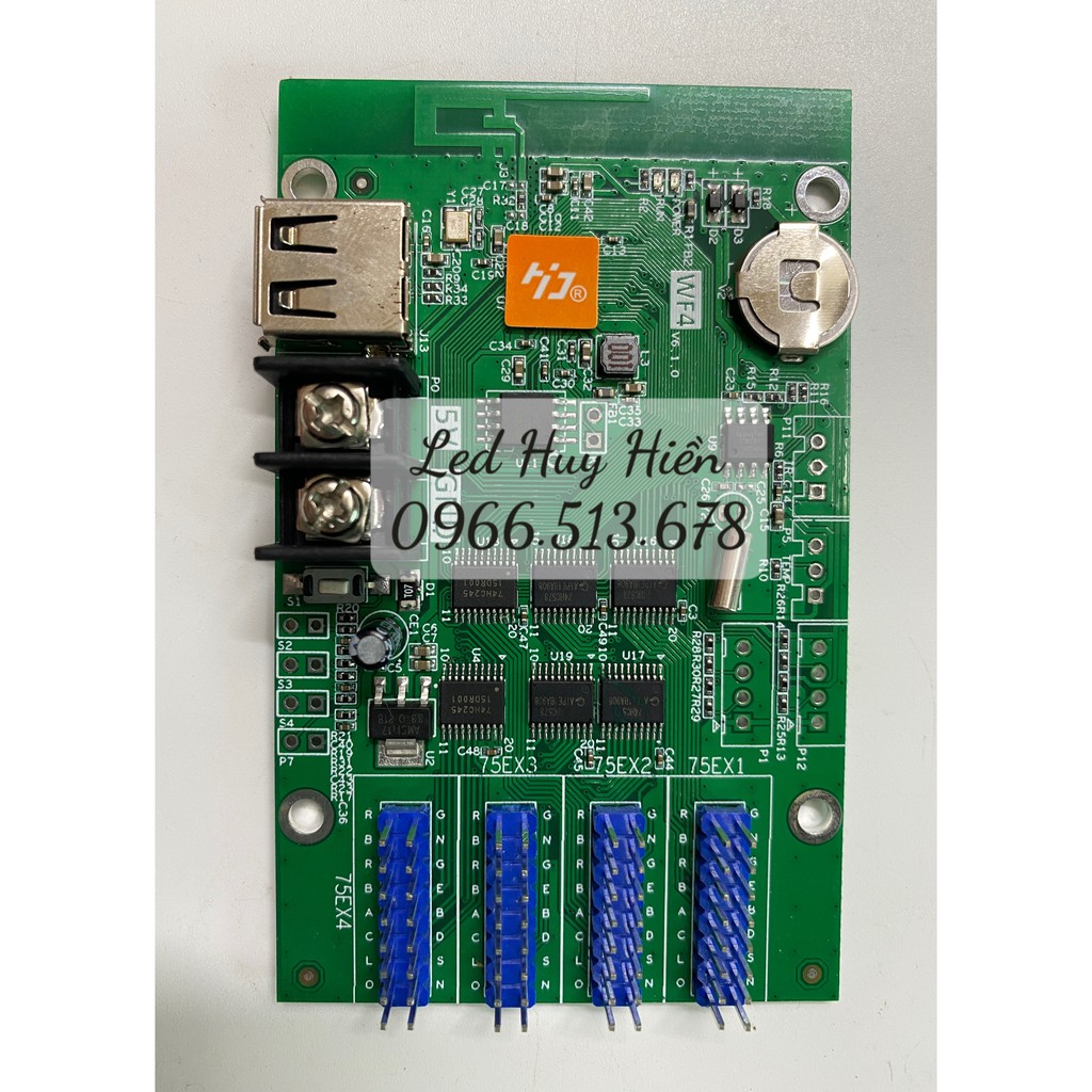 Card HD WF4, Mạch phun màu 4 cổng  chuyên dùng cho Module Full màu