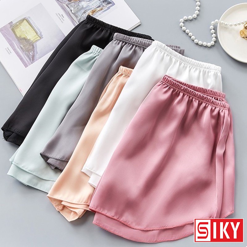 Quần ngủ nữ chất liệu lụa cao cấp - Siky HX02