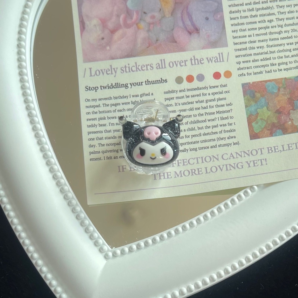 SANRIO Kẹp Tóc Nhỏ Nhắn Hoạ Tiết Hoạt Hình Kulomi Nhật Bản Dễ Thương Xinh Xắn