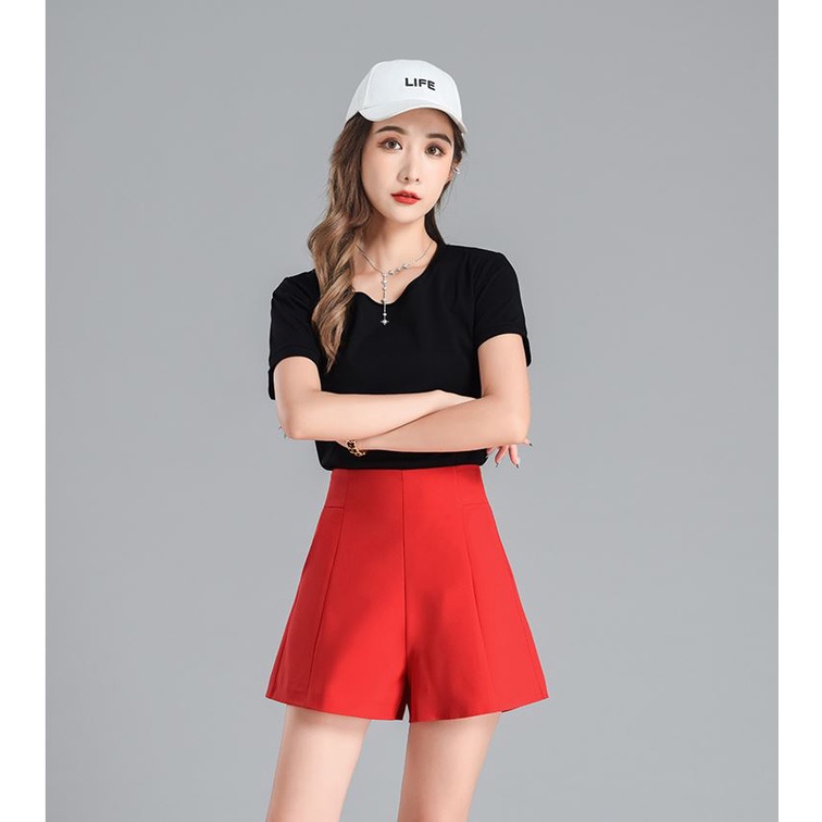 [HCM]Quần Short Cạp Lưng Cao Khóa Kéo Chất Vải Tuyết Mưa Siêu Hách Dáng Mẫu Mới 2022 | BigBuy360 - bigbuy360.vn