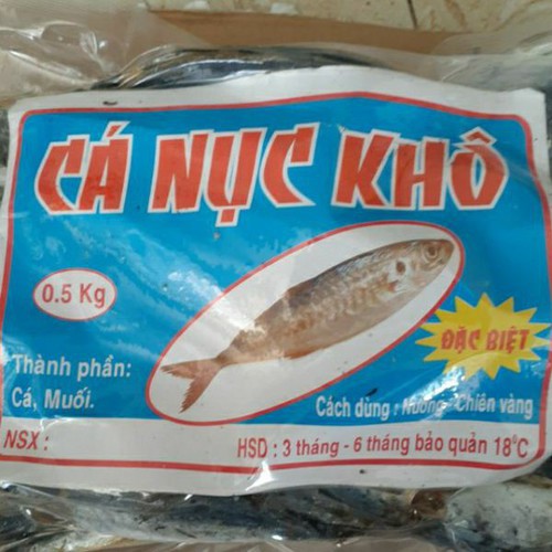 Cá Nục khô 500gr. Khô Cá Nục Nha Trang. cá nục khô. khô cá nục