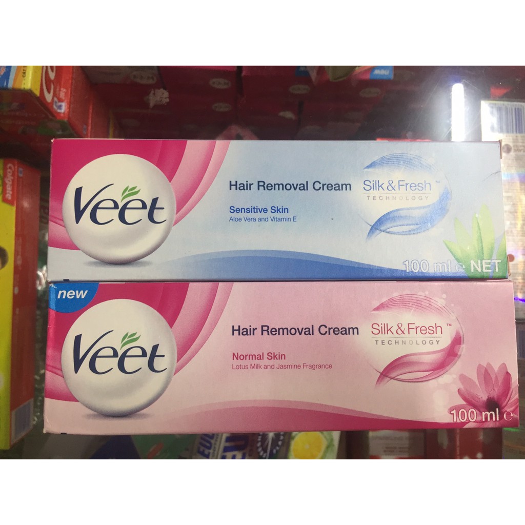 Kem tẩy lông Veet của Pháp 100ml (da thường, da nhạy cảm)