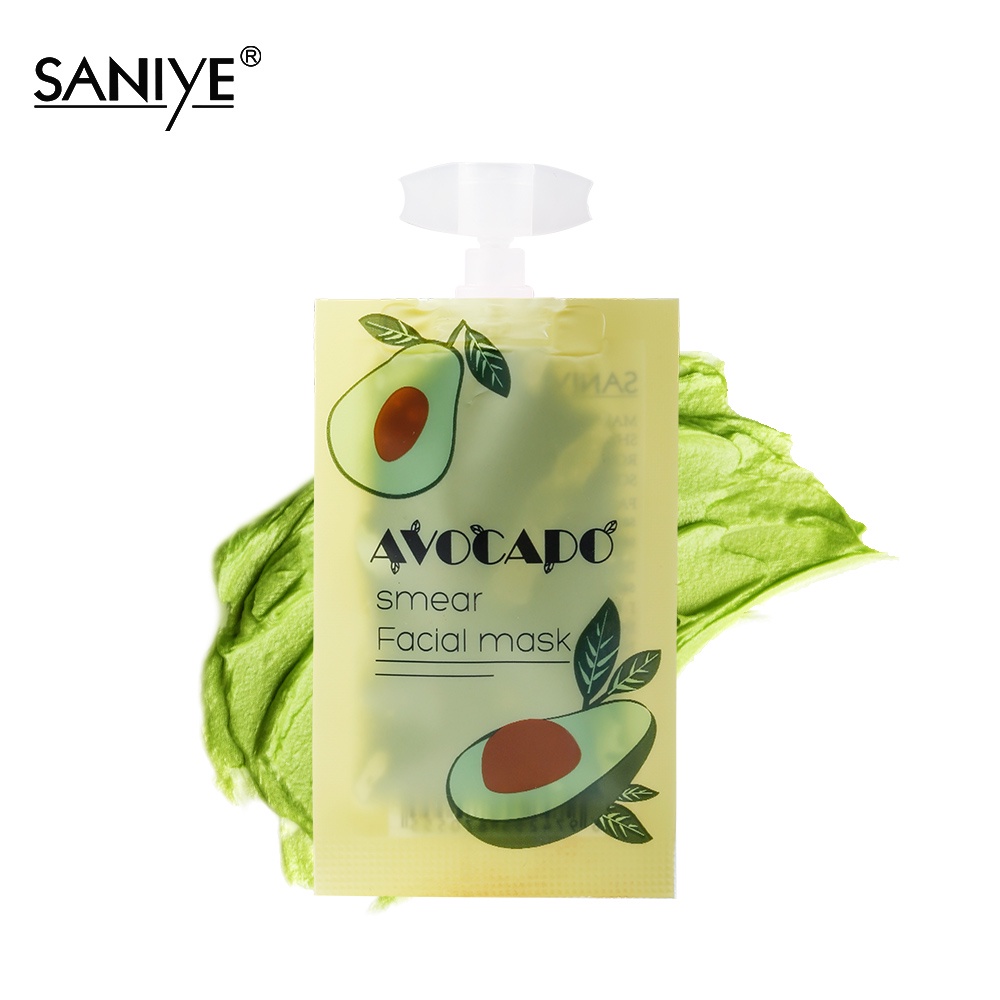 Mặt nạ SANIYE R1215 chiết xuất bơ dạng bôi dưỡng ẩm làm mềm mịn và trắng chăm sóc da mặt 5g | BigBuy360 - bigbuy360.vn