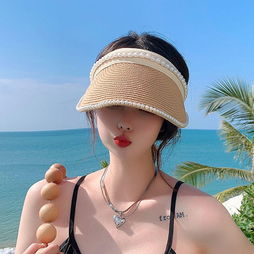 NICKOLAS Mũ Lưỡi Trai Chống Nắng Đi Biển Mùa Hè Thoáng Khí Có Thể Điều Chỉnh Cho Nữ