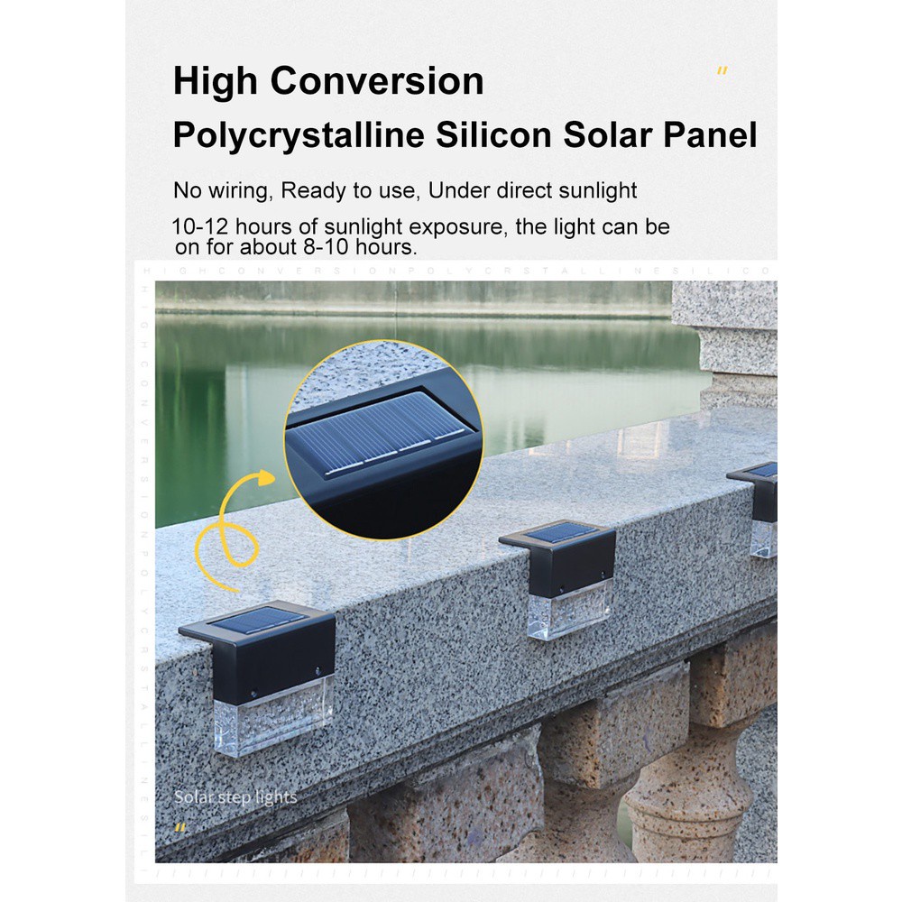 Đèn LED Năng Lượng Mặt Trời Chiếu Sáng Lối Đi Sân Vườn