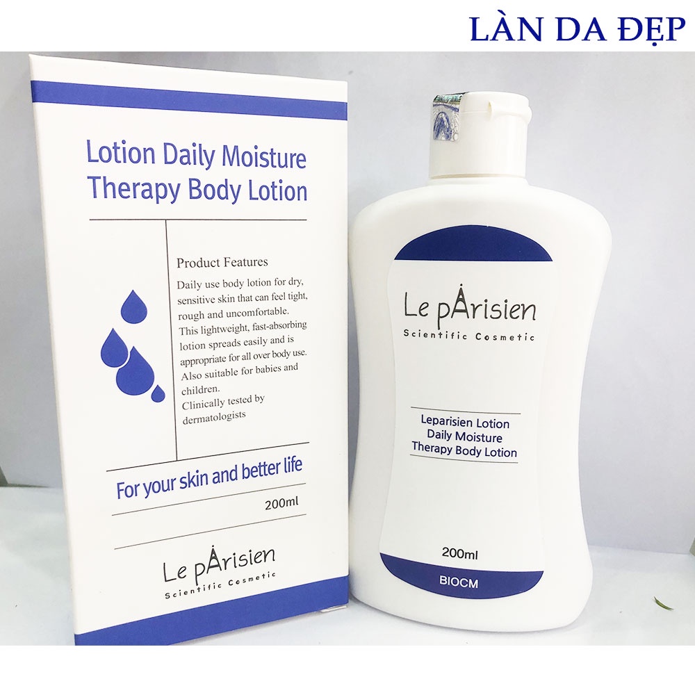 Sữa dưỡng thể Leparisien Daily Moisture Therapy Body Lotion cấp ẩm chăm sóc da  200ml