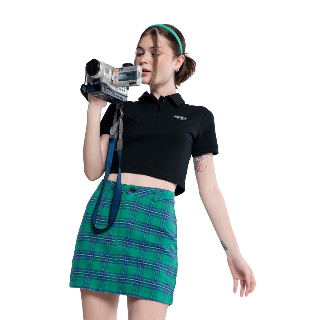 Usthebasic - Chân váy Checked Back Pocket Skirt | BigBuy360 - bigbuy360.vn