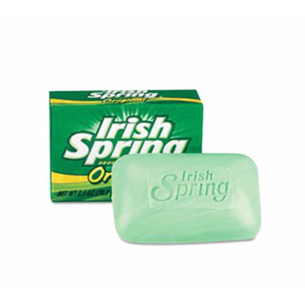 Xà bông cục diệt khuẩn Irish Spring Deodorant Soap Original 113g của Mỹ