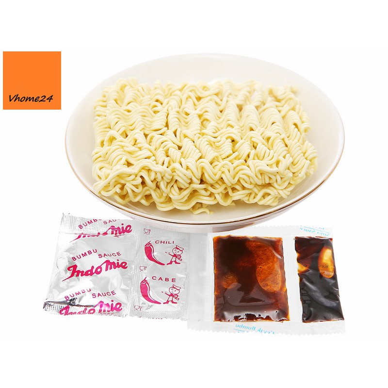 Mì xào khô Indomie Mi Goreng Rasa Rendang vị bò cay & vị sườn gói 91g | BigBuy360 - bigbuy360.vn