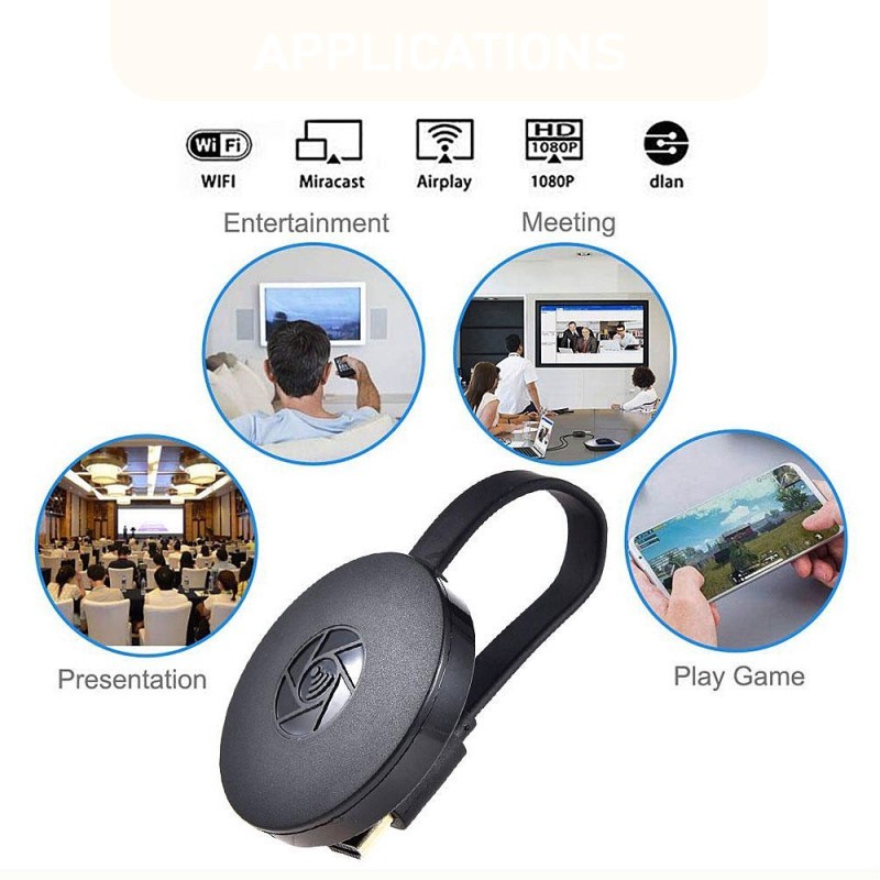 GOOGLE Bộ Chuyển Đổi Âm Thanh Không Dây Voll - Chromecast G2 Tv