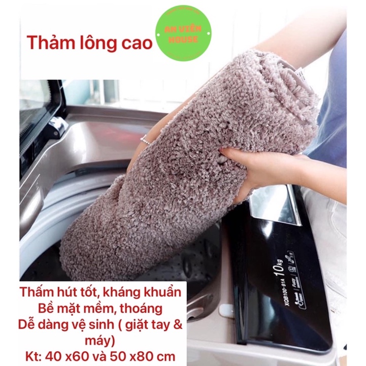 Thảm chùi chân chống trượt siêu thấm size 50x80cm