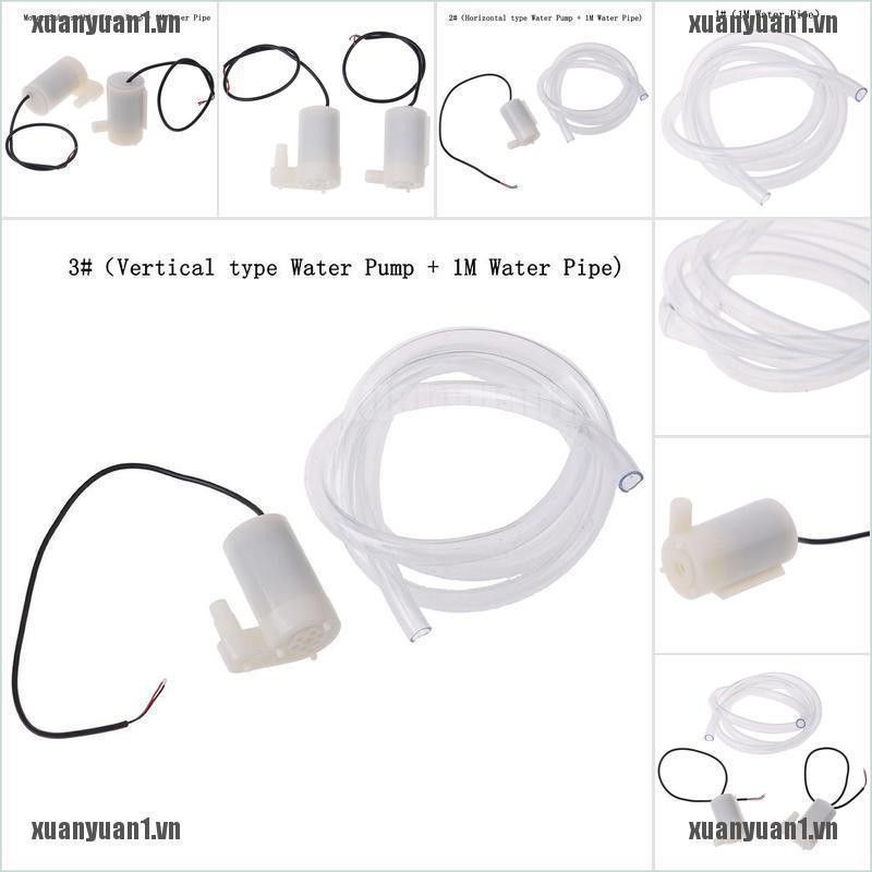 [XUANYUAN1] Máy Bơm Nước Mini Tiếng Ồn Thấp DC 3-5V Không Chổi Than