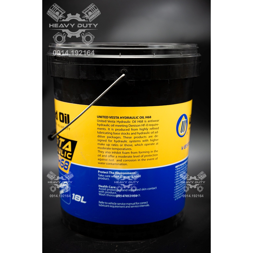 Dầu Nhớt Thủy Lực Cao Cấp - United Vesta Hydraulic [H68] [18L]
