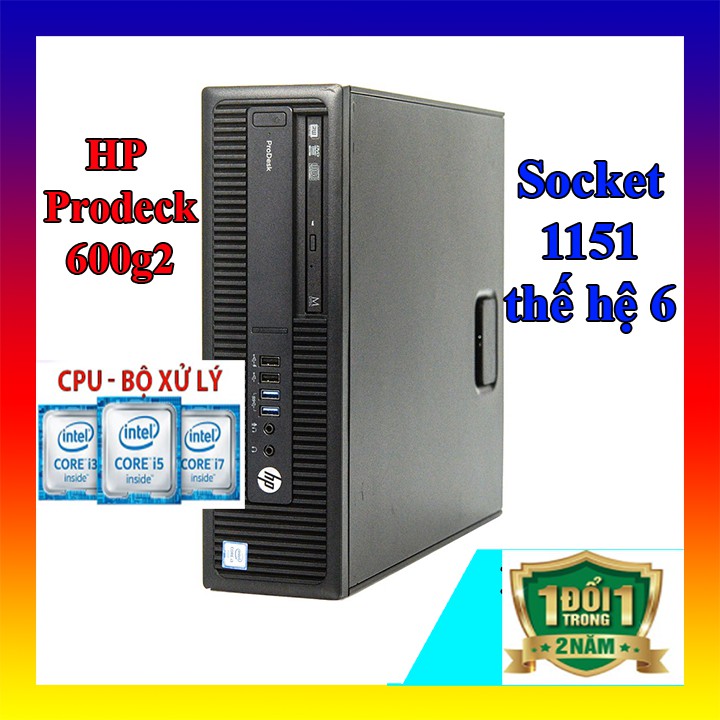 Xác cây máy tính HP 600 G2 SFF, Main intel Q170 Socket 1151 thế hệ 6