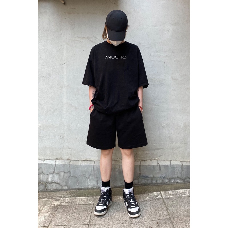 Quần đùi nữ, quần short Unisex trơn chất cotton QNT01 Miucho basic