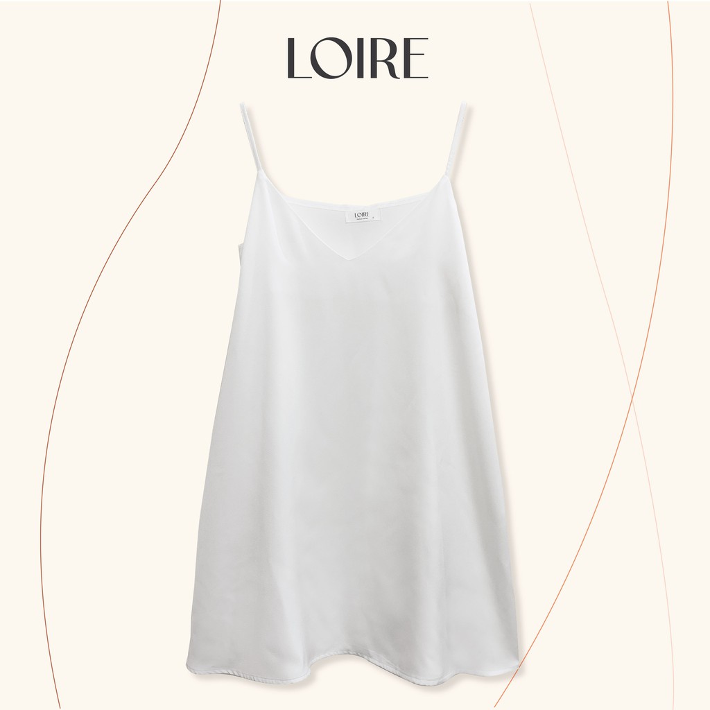[Mã WABRLOIRE giảm 15% đơn 150K] Váy Lụa 2 Dây Cao Cấp Loirechic Freesize LSL05