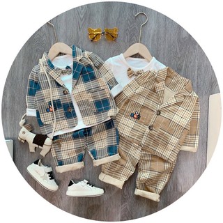 Bộ vest nơ BAC cho bé trai
