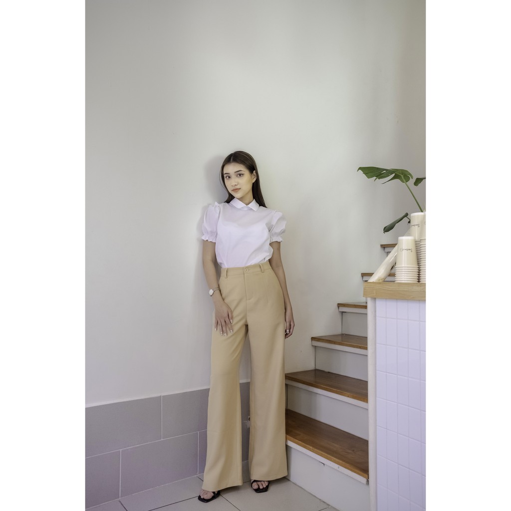 HEYBEE Quần dáng suông màu trơn HT283 | BigBuy360 - bigbuy360.vn