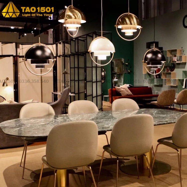Đèn thả quả cầu thông minh - Đèn thả phòng khách - Đèn thả bàn ăn (Tặng kèm bóng led)