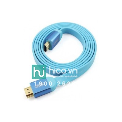 XẢ KHO Cáp HDMI 3m UNITEK 155 Dẹp Chống Nhiễu Cực Tốt Phân Giải Full HD +