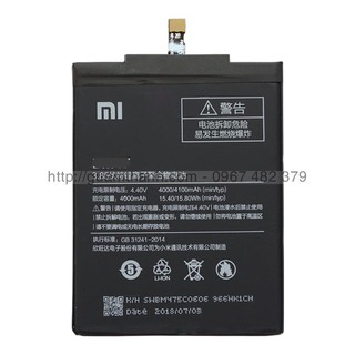 Pin xiaomi redmi 4x bm47 dung lượng 4100mah zin máy
