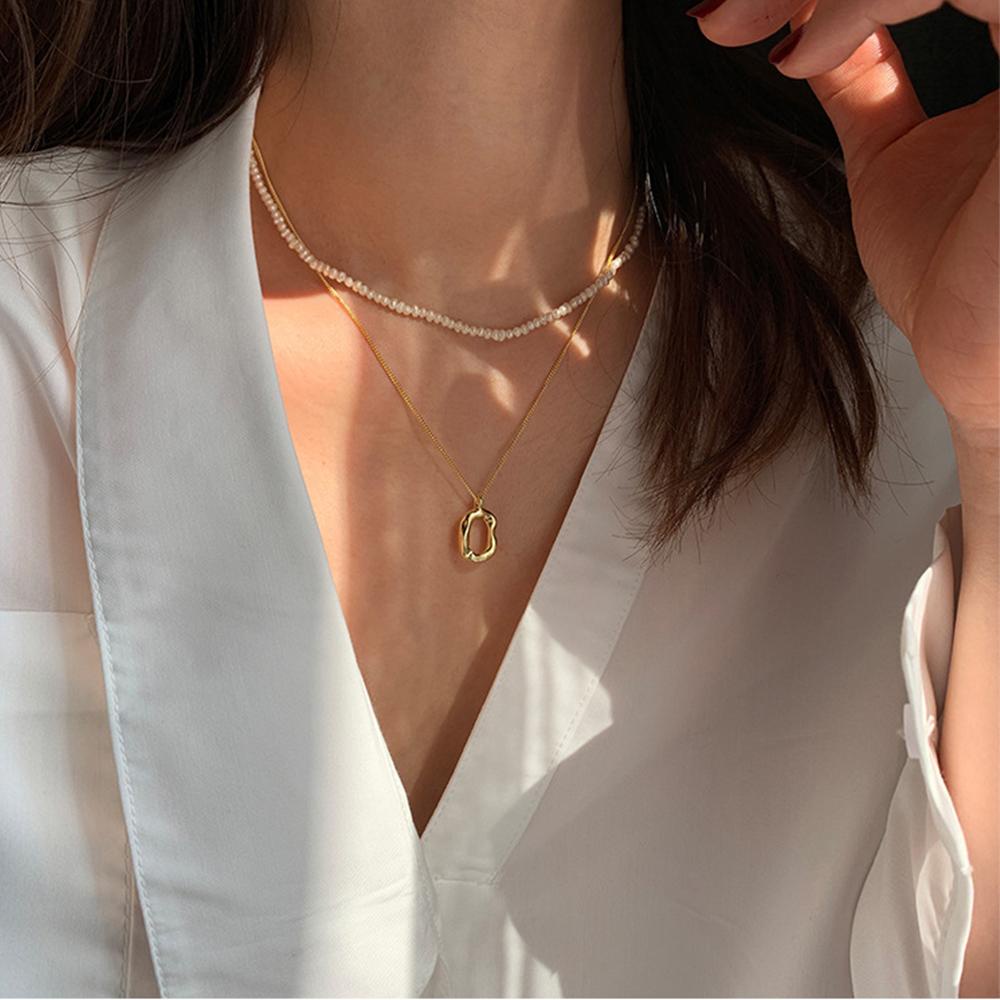 Vòng cổ Mặt Đá Thời Trang Cho Nữ