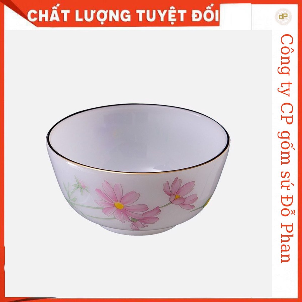 Bát ăn cơm Sứ Mỹ Thủy Tinh Ngọc Hoa Hồng (SL) ảnh và video thật không qua chỉnh sửa