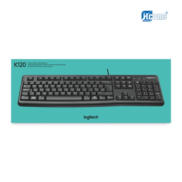 Bàn phím máy tính logitech K120 chính hãng bh 1 năm