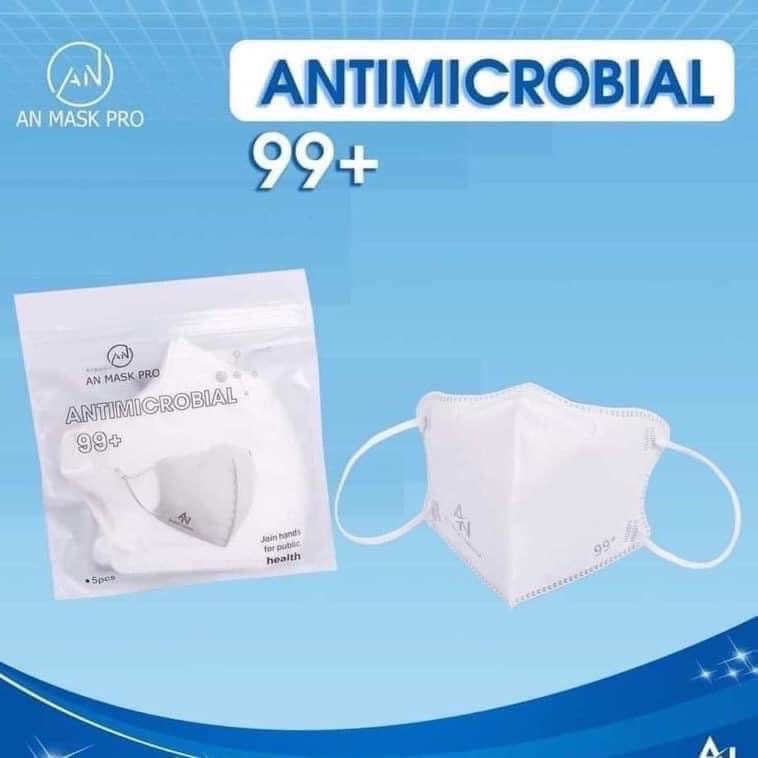 Túi Zip 10 chiếc Khẩu trang N99+ Anmask Pro 5 lớp kháng khuẩn công nghệ Nano