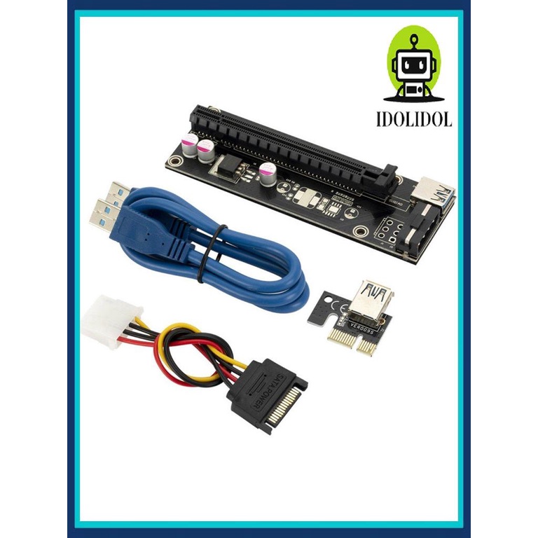 Dây cáp mở rộng VER006/C Pci-e 1x sang 16x Sata cho đồ họa | BigBuy360 - bigbuy360.vn