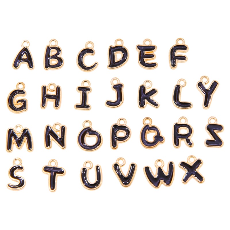 Set 26 Chữ Cái Làm Mặt Dây Chuyền Thủ Công Diy