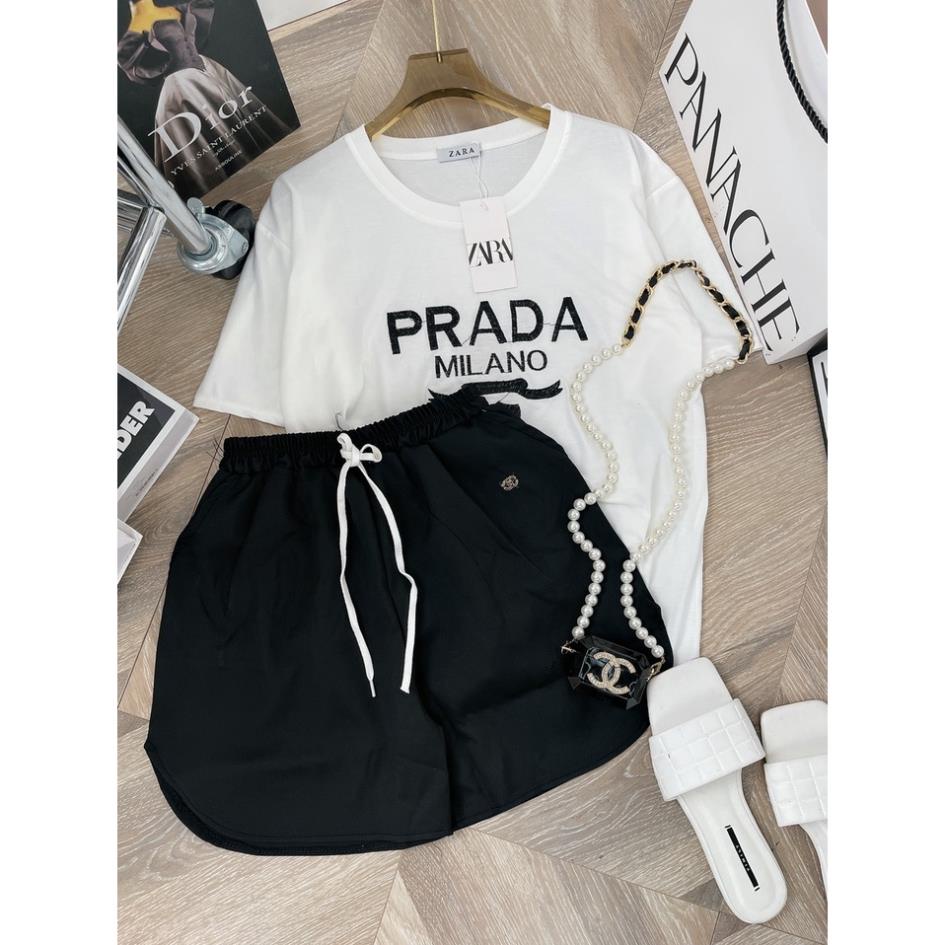 [ 𝐅𝐑𝐄𝐄 𝐒𝐇𝐈𝐏 ]   BỘ ĐÙI NỮ PRA NGẮN TAY MIX QUẦN SHORT ĐÙI