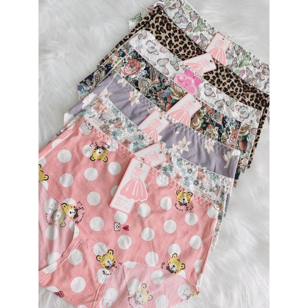 QUẦN LÓT NỮ KHÔNG ĐƯỜNG MAY HỌA TIẾT