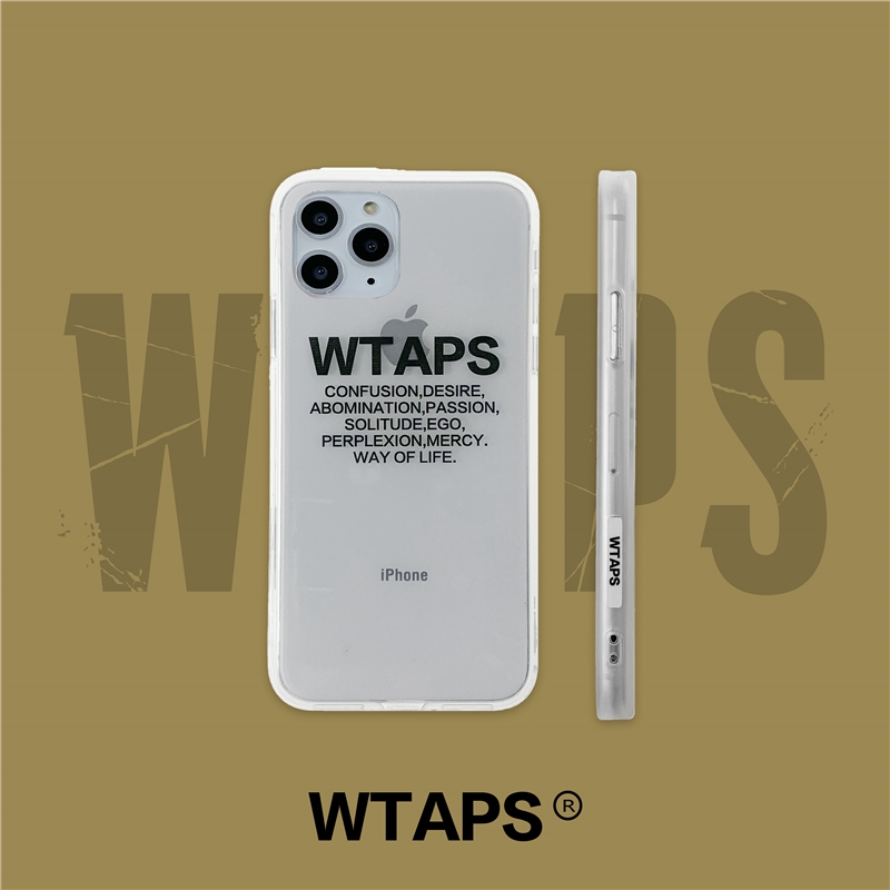 iPhone 12 Ốp điện thoại mềm trong suốt WTAPS cho iPhone 11 Pro max i7 i8 plus X XR XS MAX | BigBuy360 - bigbuy360.vn