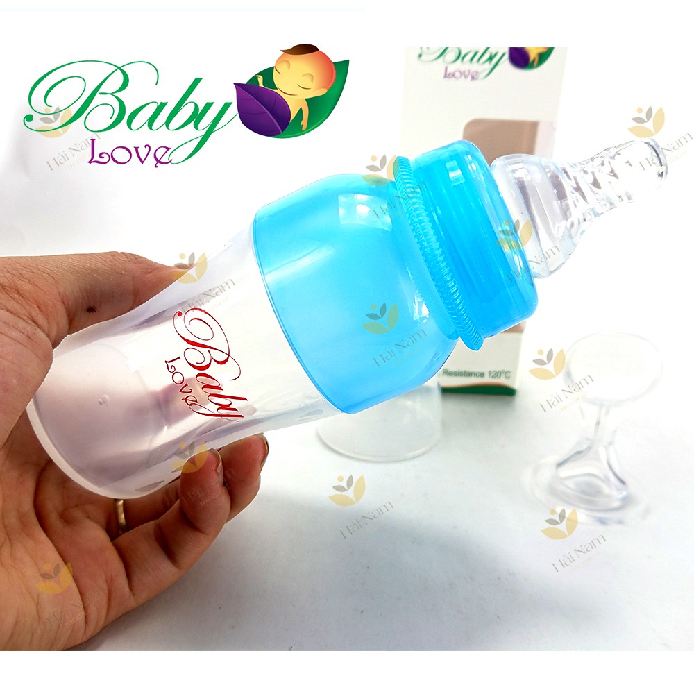 Bình sữa Silicone Baby Love 2 chức năng 110ml