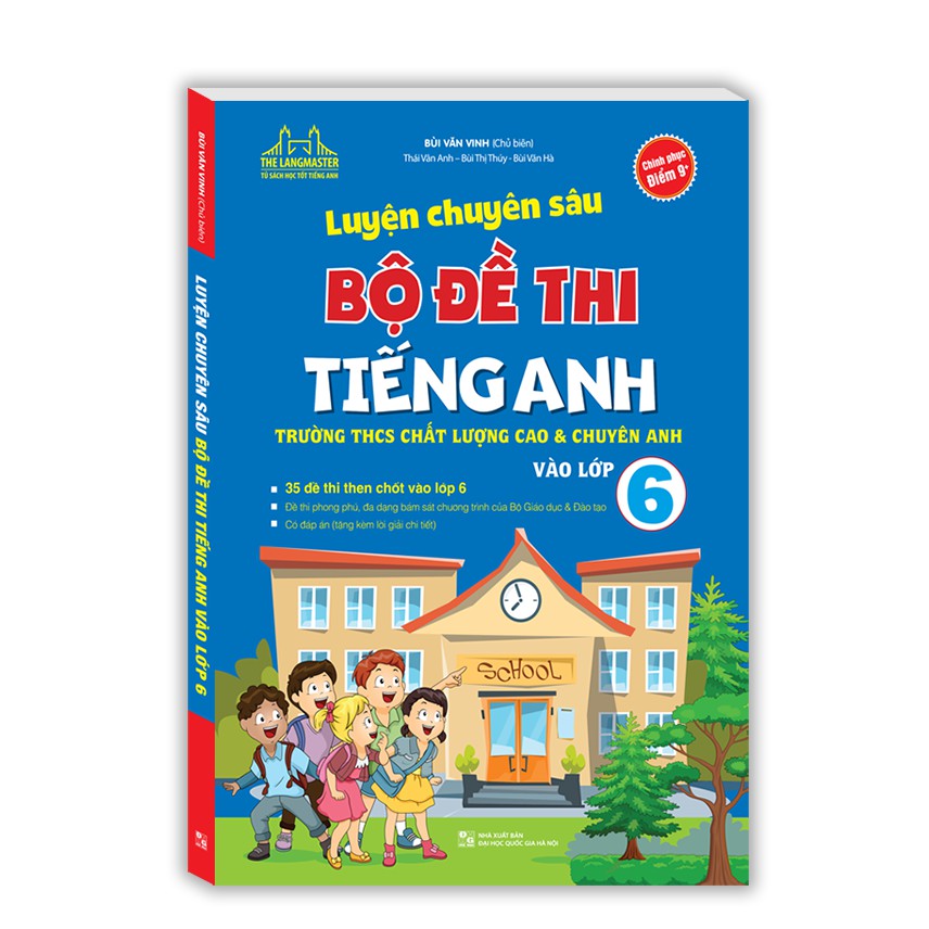 Sách - Luyện chuyên sâu bộ đề thi tiếng anh vào lớp 6