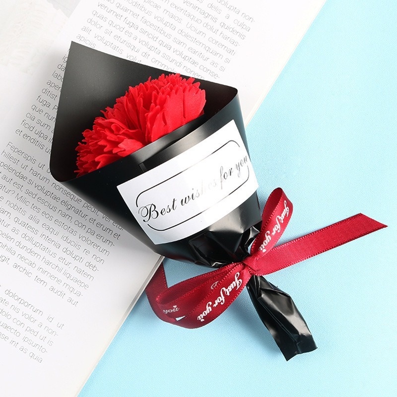 1 Bó Hoa Hồng Sáp Handmade Làm Quà Tặng Ngày Lễ Tình Nhân