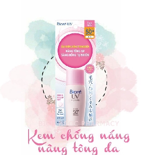 Kem chống nắng Biore UV Perfect Bright Milk Spf50+ dưỡng da và chống nắng 30ml