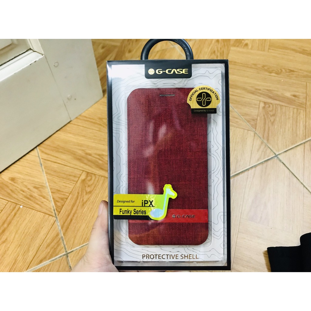 [ XẢ HÀnG ] Bao da G Case cho Iphone X