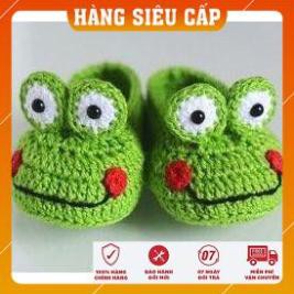 Giày Ếch - Giày dép mùa Đông cho bé - Sản phẩm đan móc thủ công - Made By Bunny