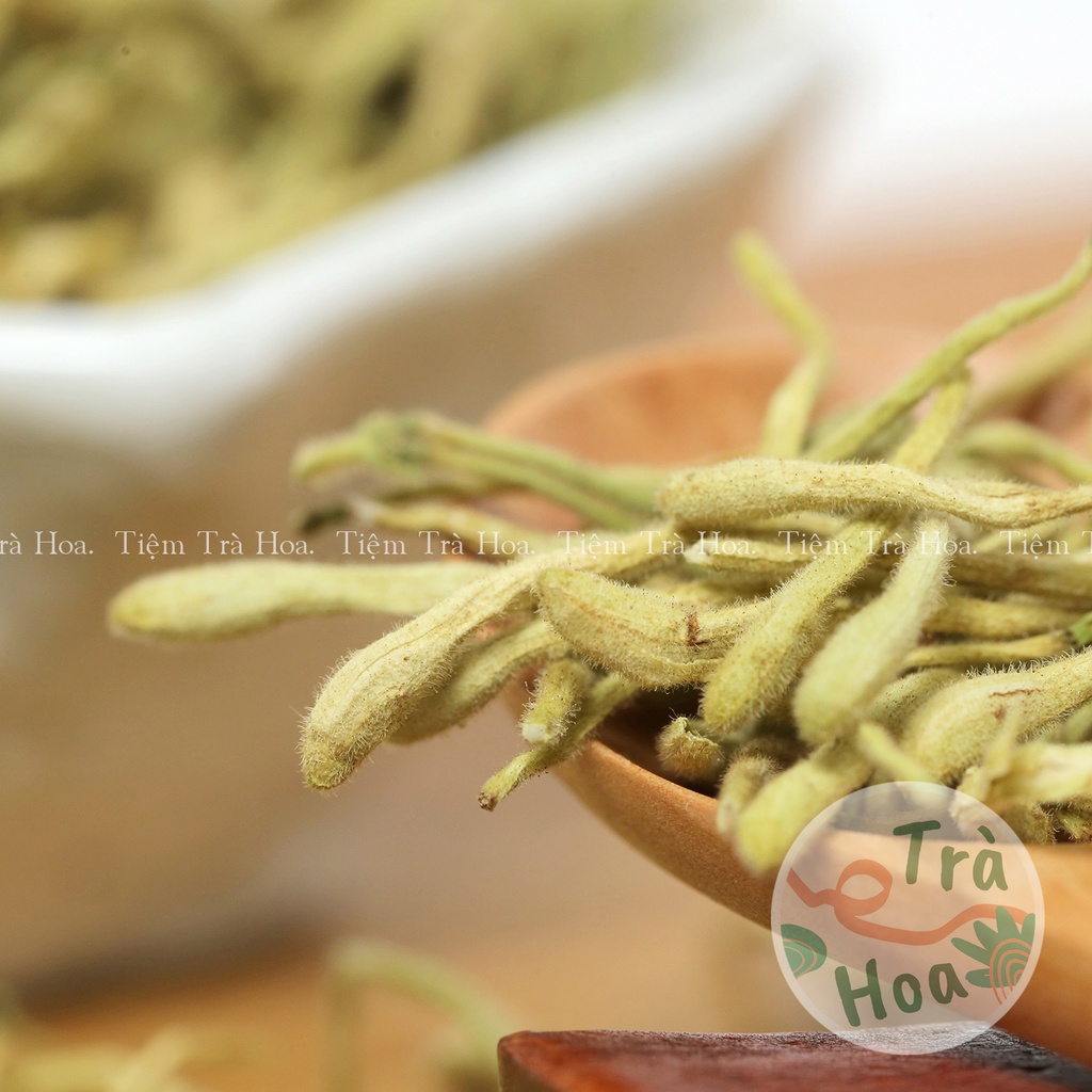 Trà Kim Ngân Hoa khô tự nhiên - Thanh nhiệt, giải độc, rối loạn tiêu hóa, nhiễm khuẩn