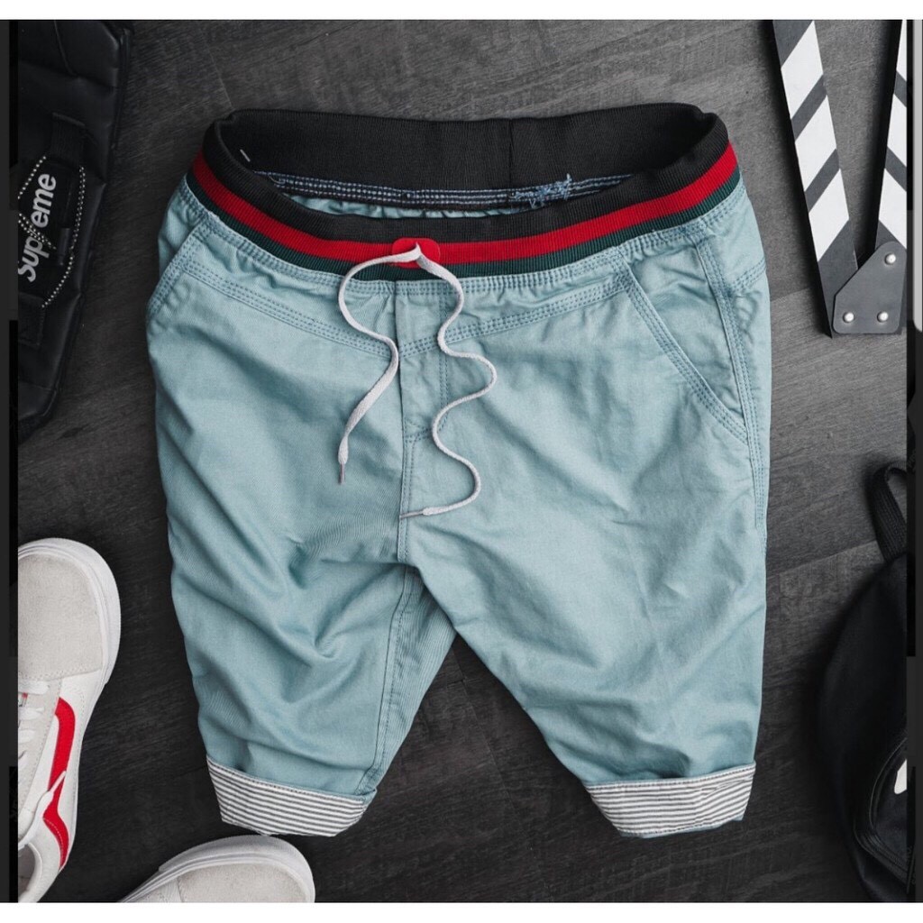 Quần Short Nam Lưng Thun Chất Kaki đẹp | BigBuy360 - bigbuy360.vn