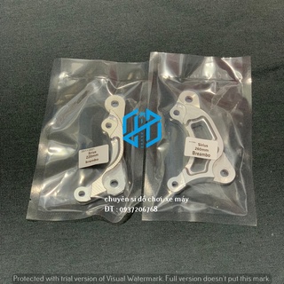 Pas điã xe Sirius heo brembo 2 pít 220mm/260mm