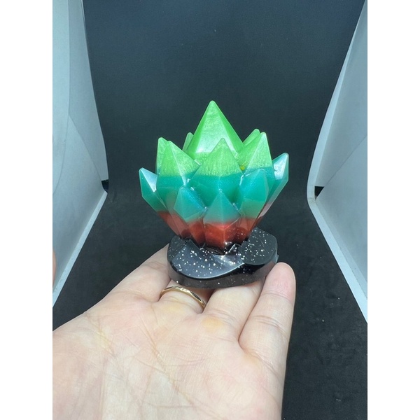 Cụm khối tinh thể decor trang trí