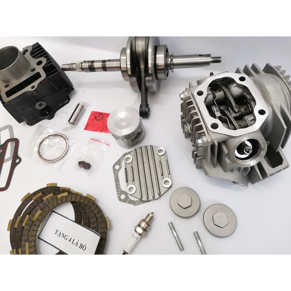 Full bộ đầu bò+lòng hơi+tay dên Dream 100 đóng số 49cm có tặng kèm 4 lá bố